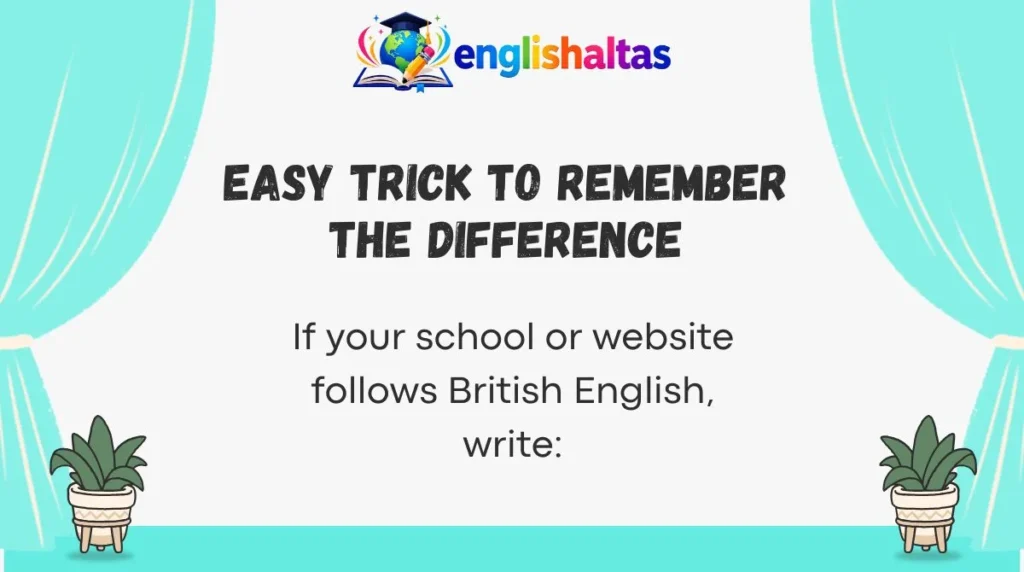 Easy Trick to Remember the Difference