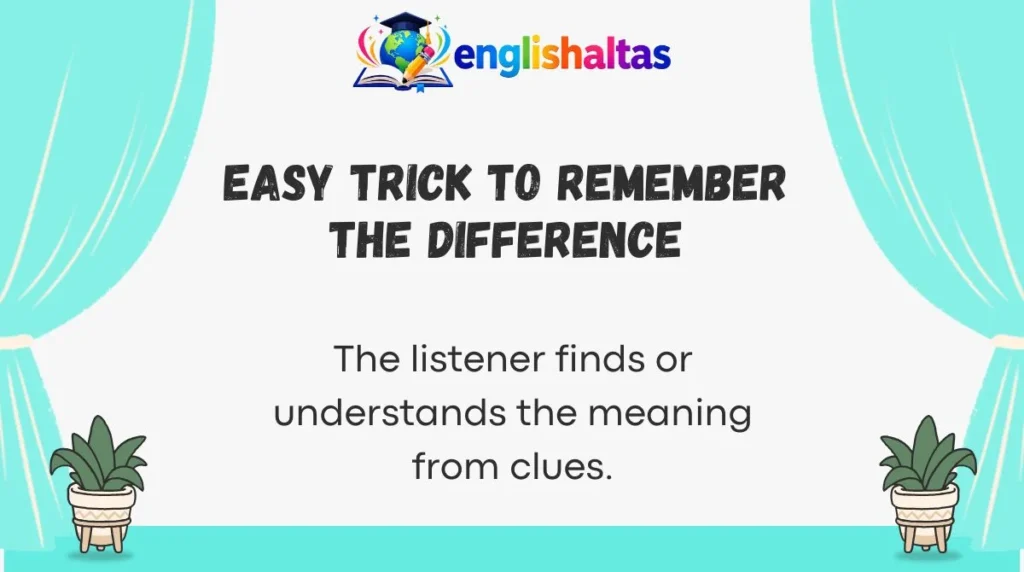 Easy Trick to Remember the Difference