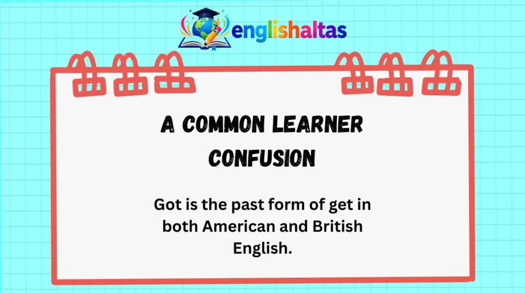 A common learner confusion