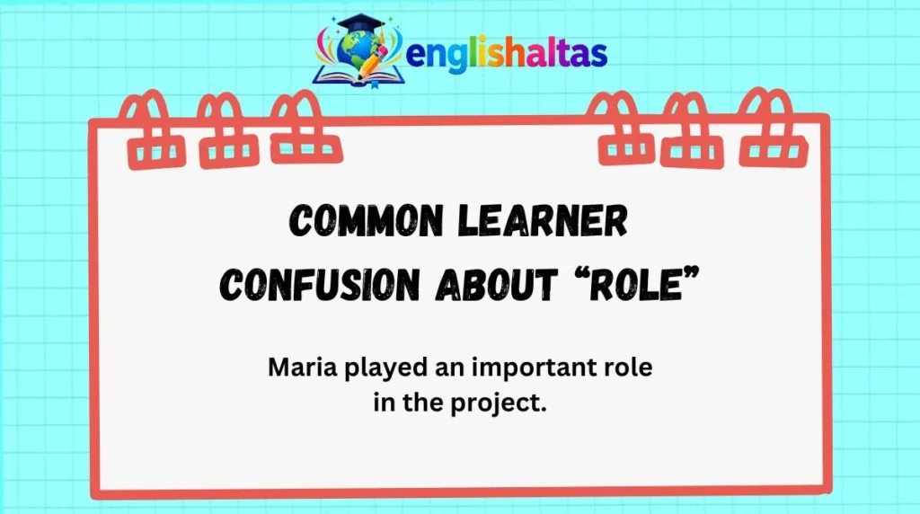 Common Learner Confusion About “Role”