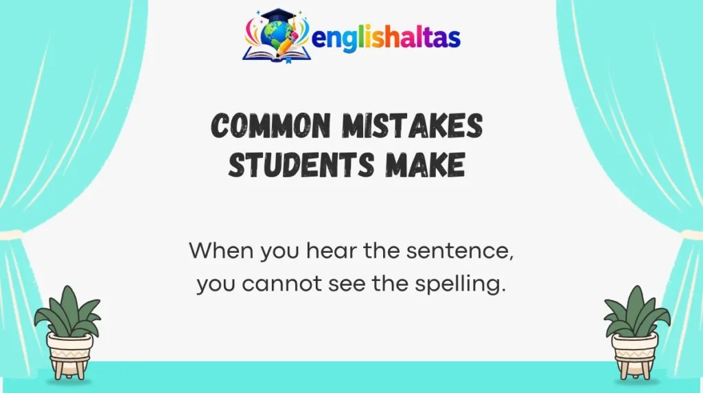 Common Mistakes Students Make