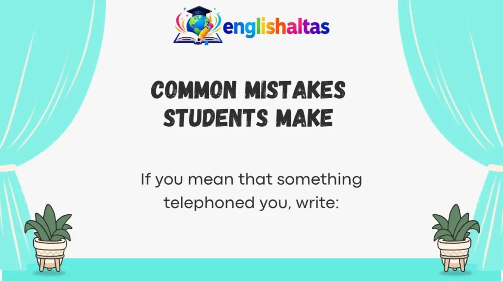 Common Mistakes Students Make
