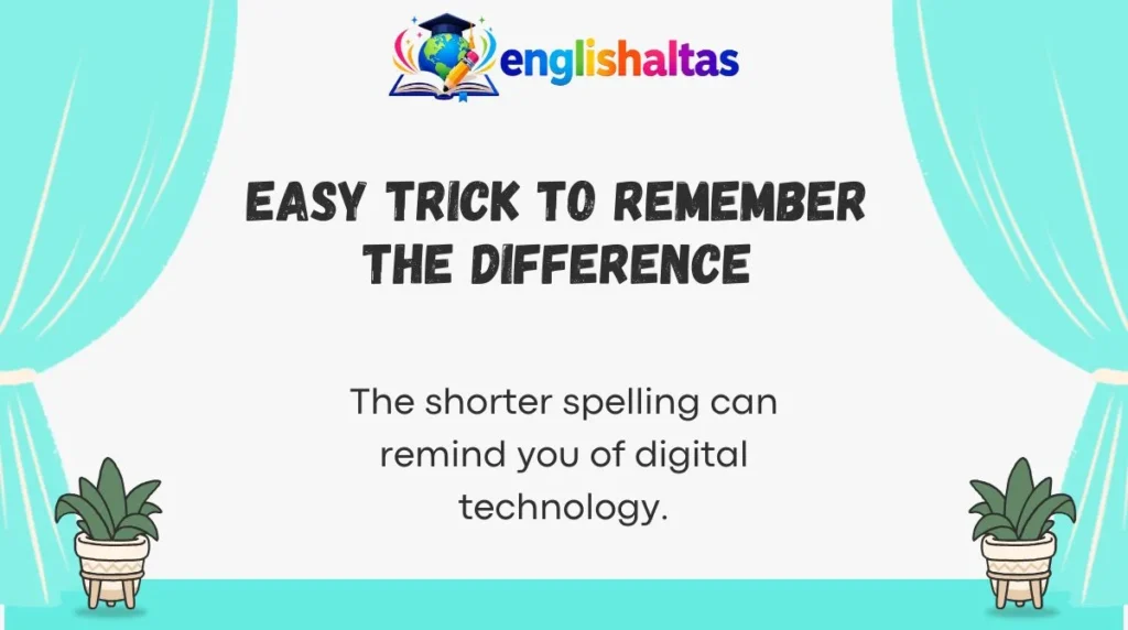 Easy Trick to Remember the Difference