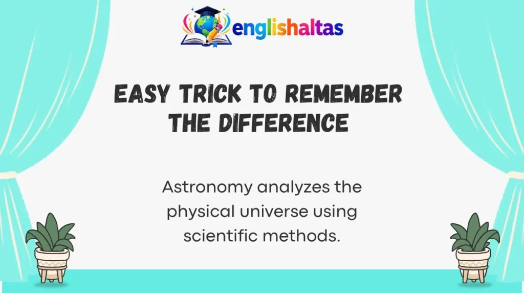 Easy Trick to Remember the Difference