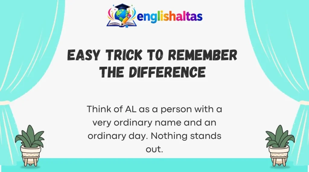 Easy Trick to Remember the Difference