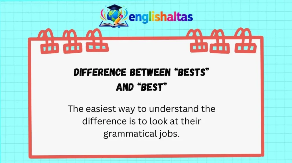 Difference Between “Bests” and “Best”