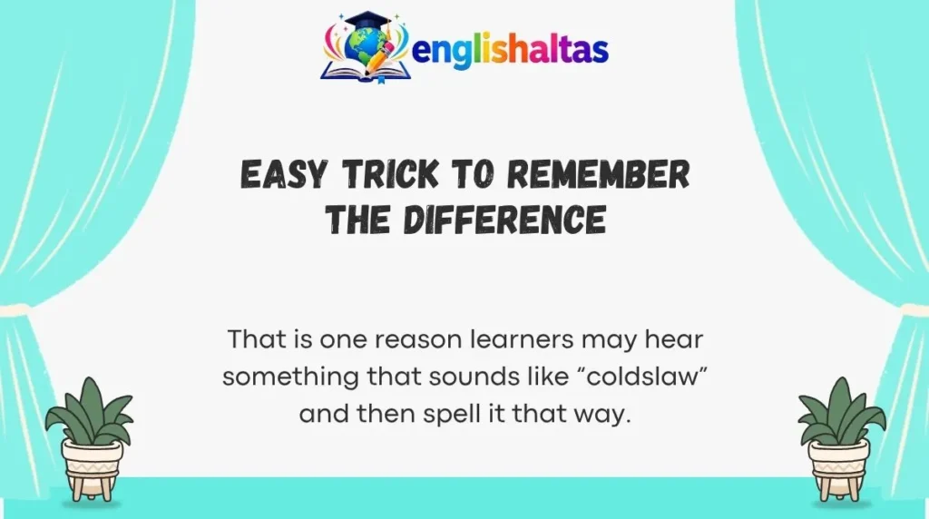 Easy Trick to Remember the Difference