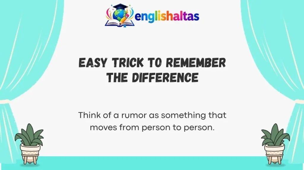 Easy Trick to Remember the Difference