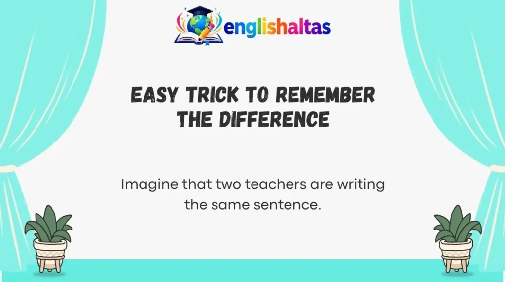 Easy Trick to Remember the Difference