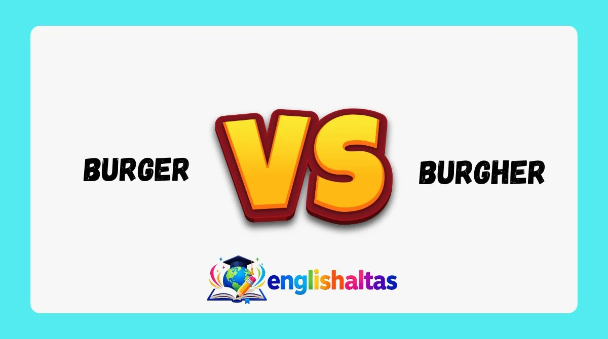 Burger vs Burgher