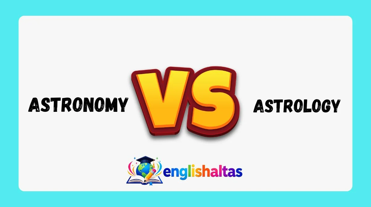 Astronomy vs Astrology