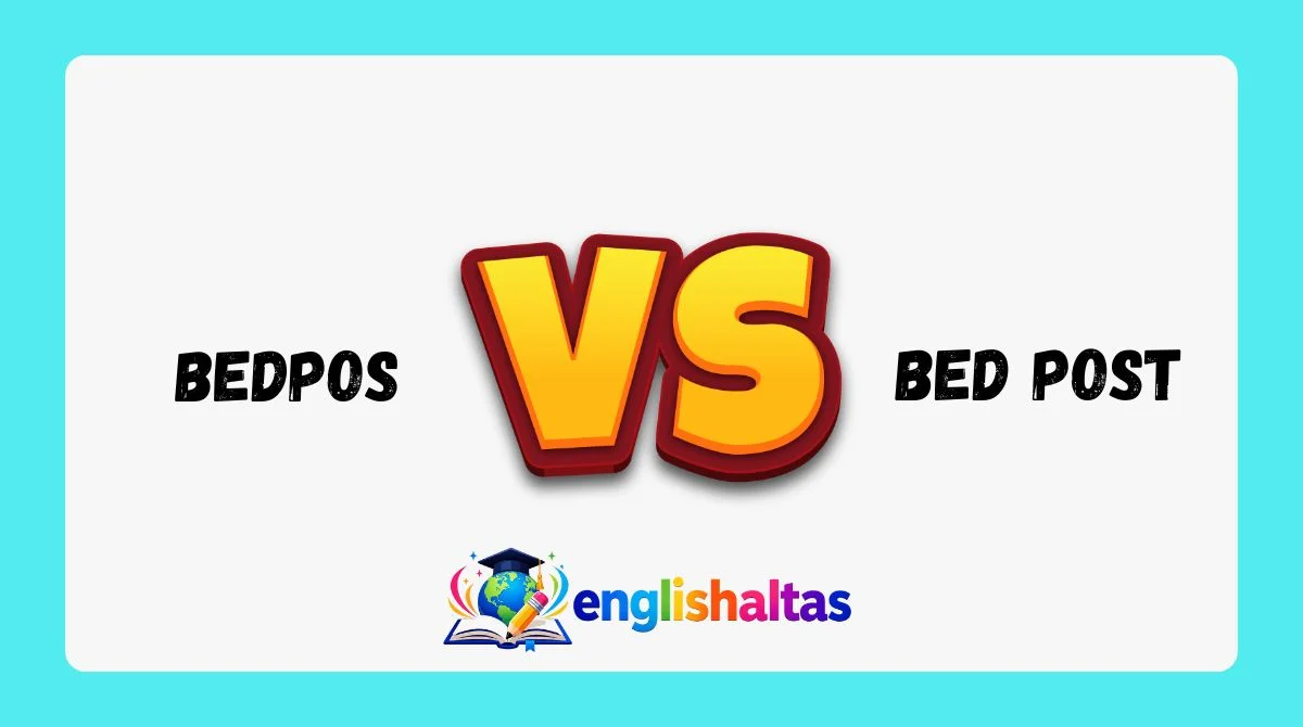 Bedpost vs Bed Post