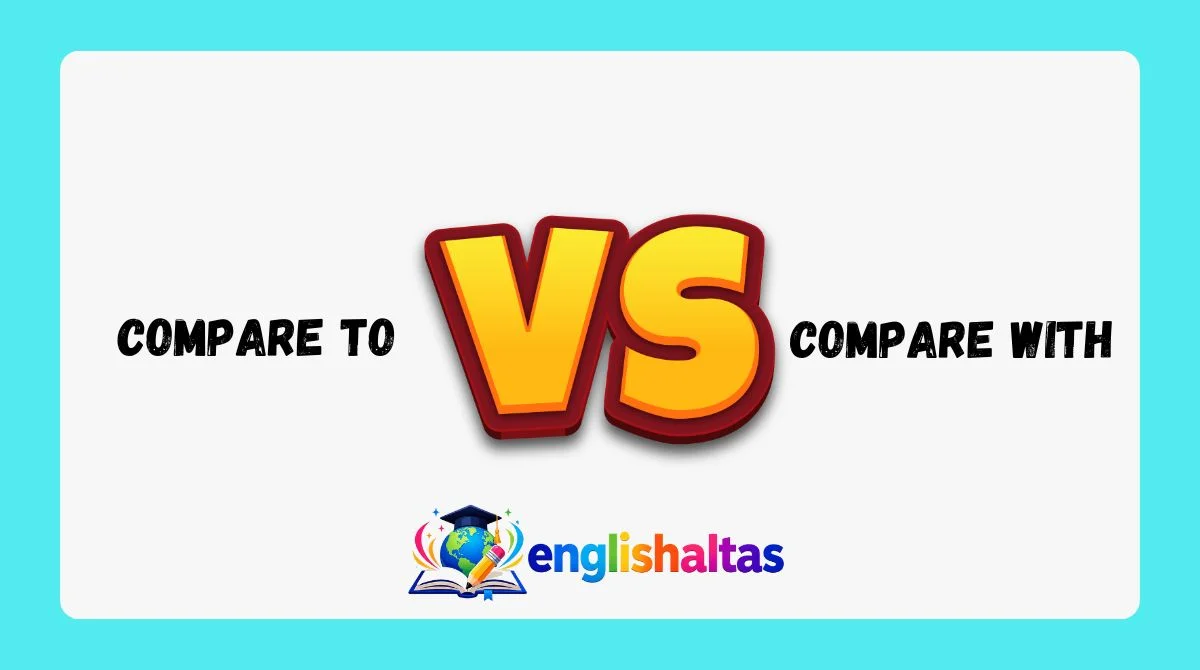 Compare To vs Compare With