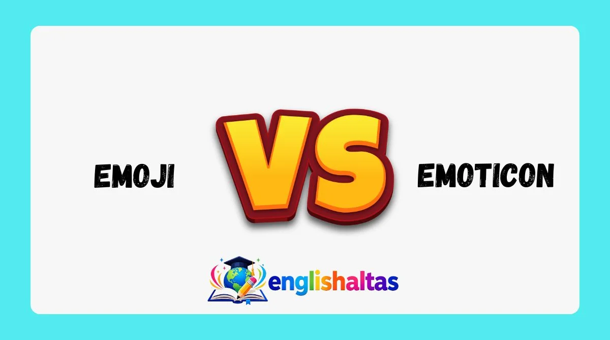 Emoji vs Emoticon