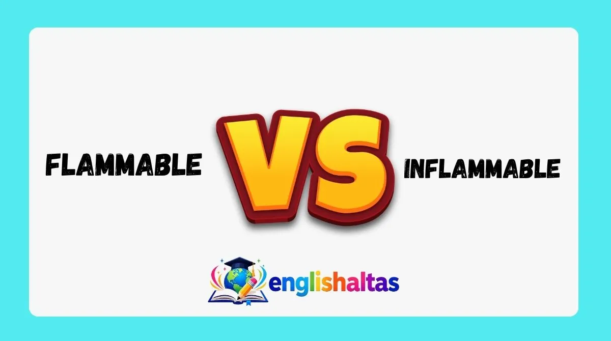 Flammable vs Inflammable